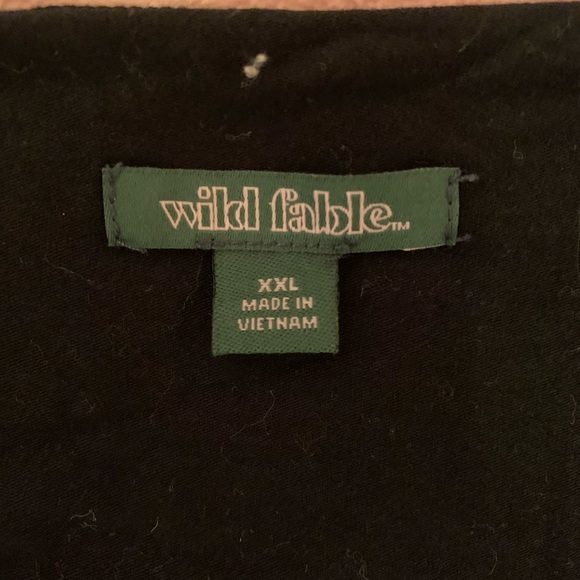 Black crop T-shirt - Picture 3 of 3